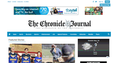 Desktop Screenshot of chroniclejournal.com